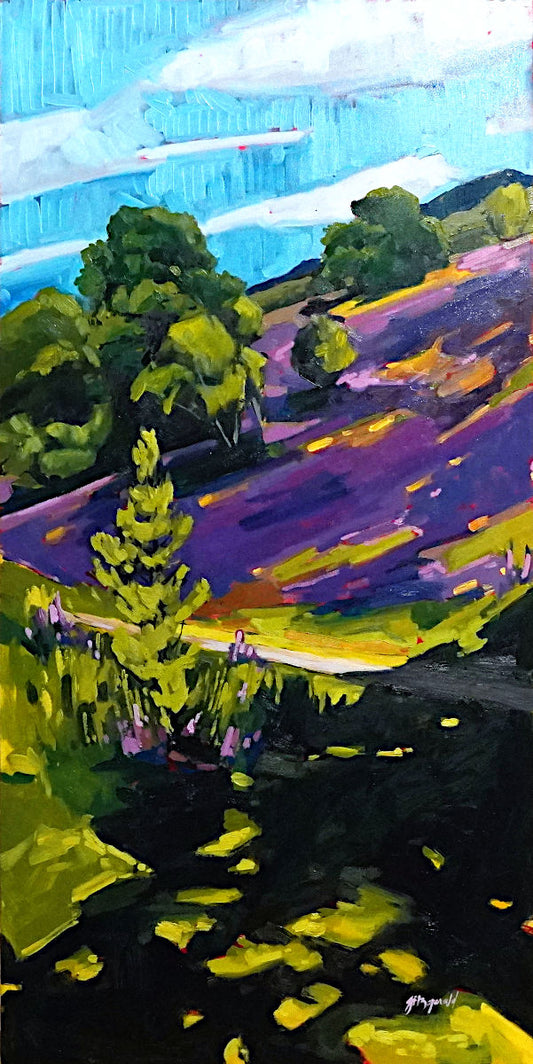 Megan FitzGerald - Mountain Path 40x20