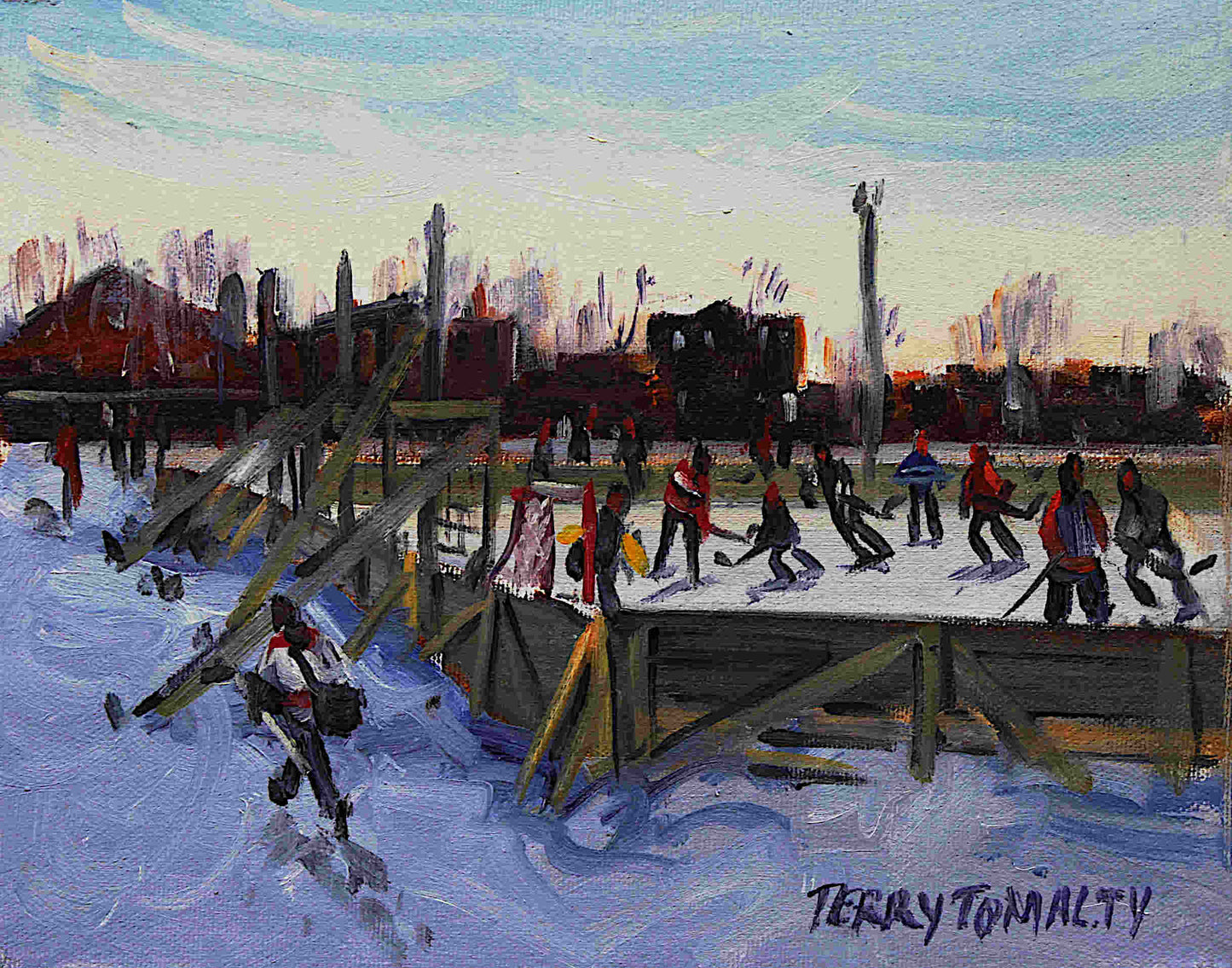 Terry Tomalty - Outdoor Rink Park Ave. 8x10