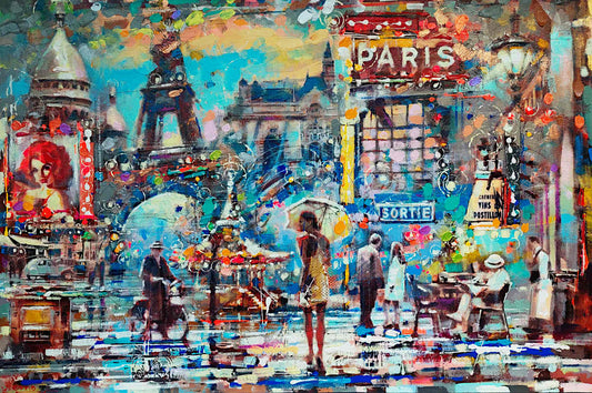 Victor Nemo - Paris Sortie 40x60