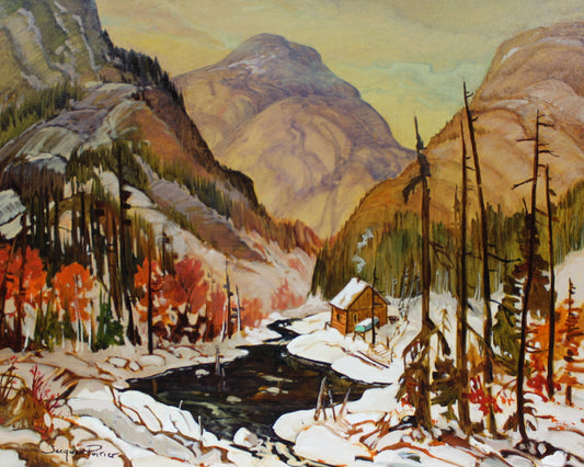 Jacques Poirier - Quand l'hiver s'installe dans le parc 24x30