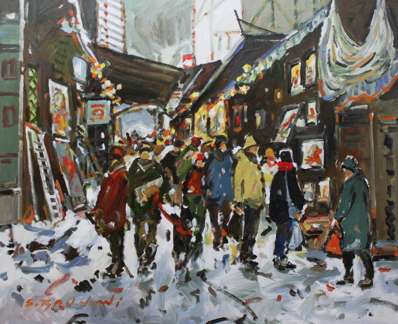 Quebec, Rue Tresor 30x36