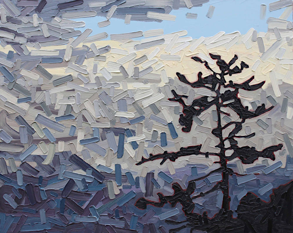 David Grieve - Reaching Pine, 24x30
