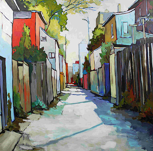 Sacha Barrette - Cloture Noire 48x48