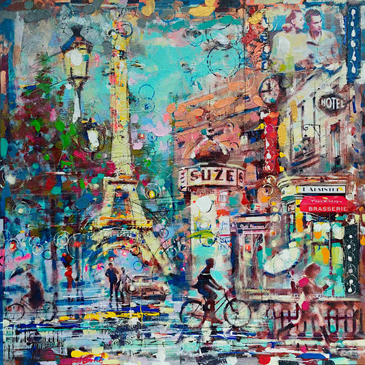 Victor Nemo - Running in the Rain 40x40