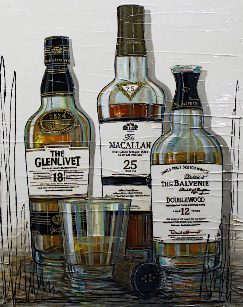 Nathalie Chiasson - Scotch Lovers 30x24