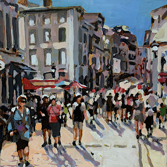 Barbara Ursel - Sightseeing in Old Montreal 16x16