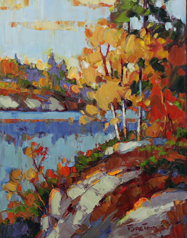 Yvon Breton - Soleil sur les caps 18x14