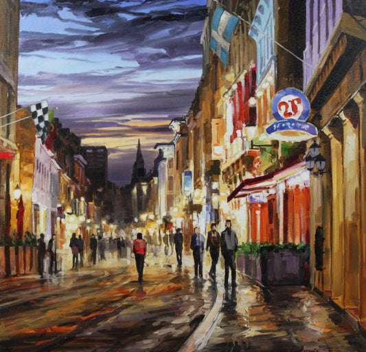Eugenio Cohaila - Streets of Montreal 30x30