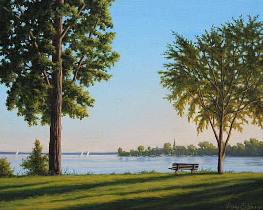 Sunset On The Lakeshore 8x10