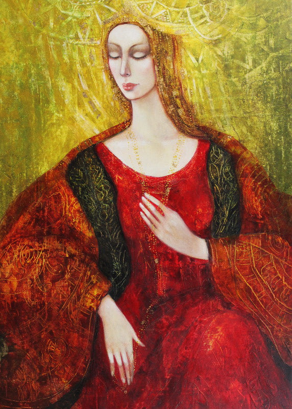 Ludmila Curilova - The Red Dress 36x24