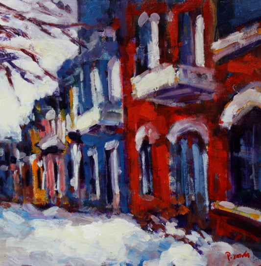 Pei Yang - The Red House 20x20