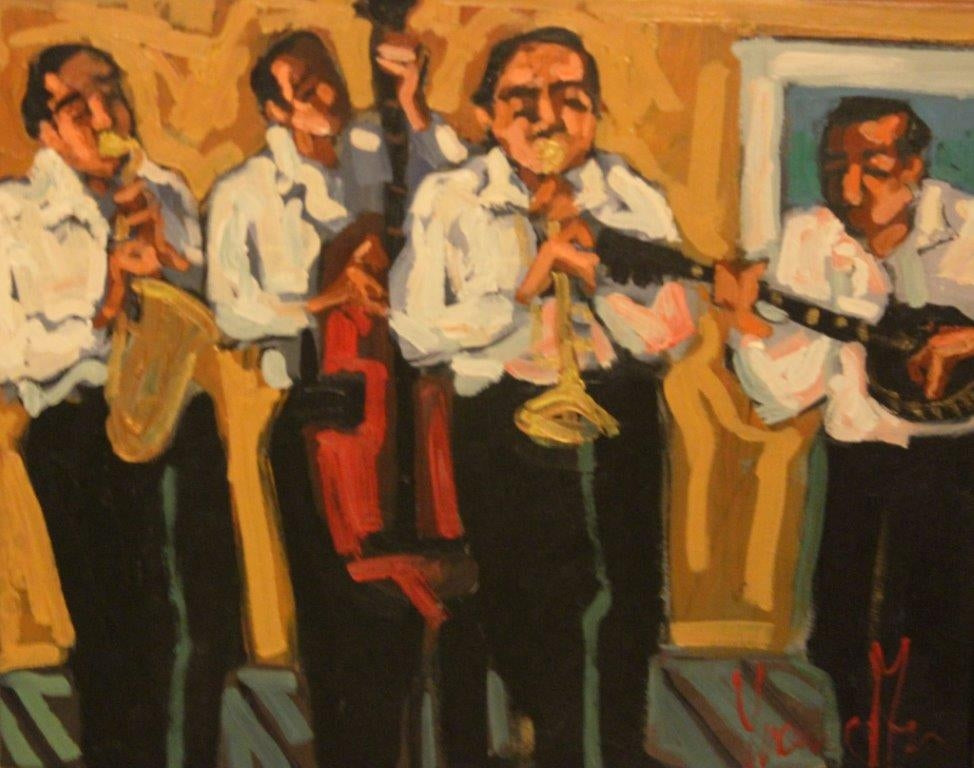 Yvonne Mora - The Trumpet Player 20x24
