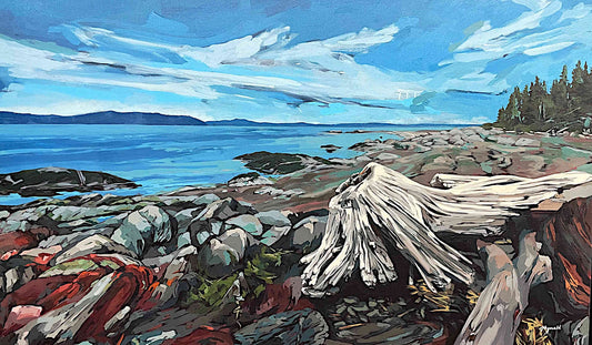 Megan FitzGerald - Washed Ashore 36x60