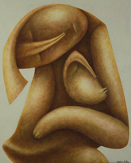 Carlos Léon - Mother and Child 20x16