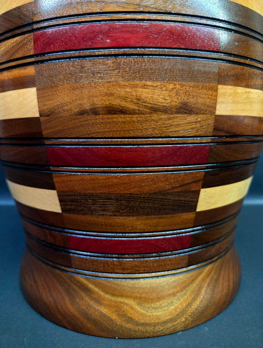 Davoud Khosravi - Walnut Maple Vase  57x11