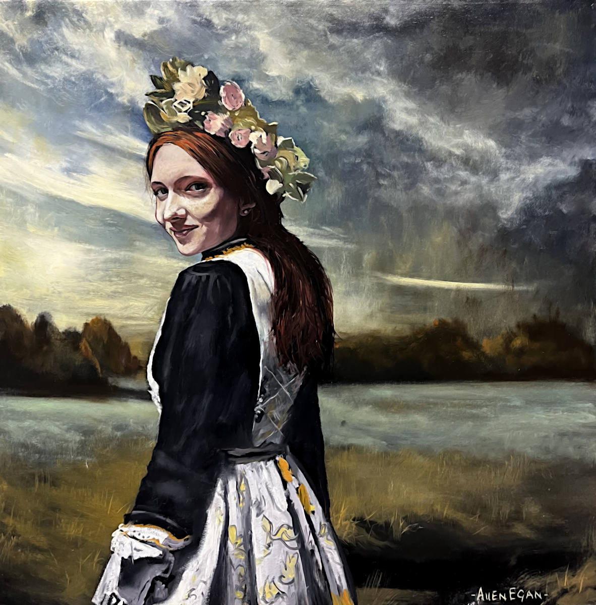 Allen Egan - Looking Back 24x24