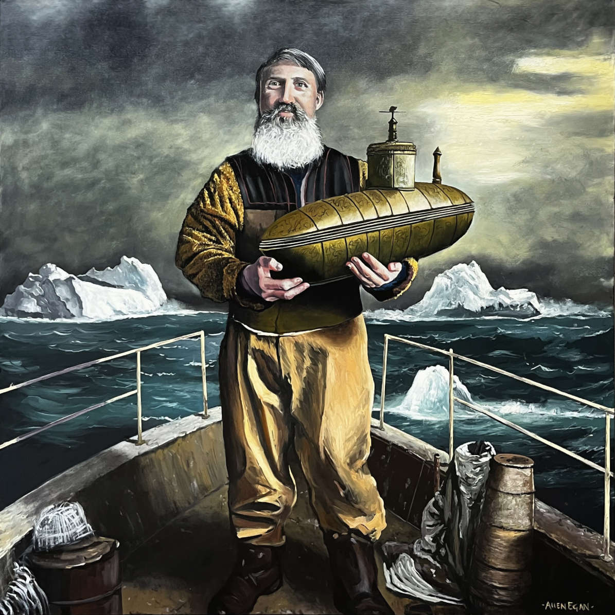 Allen Egan - The Scientist 36x36