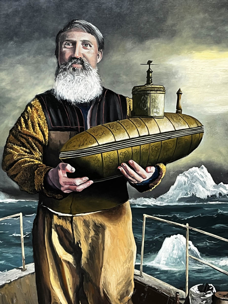 Allen Egan - The Scientist 36x36