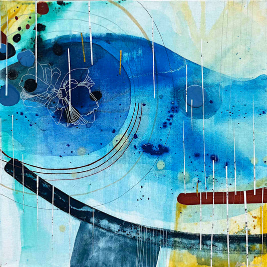 Audrey Bazinet - Boho Blues 2 20x20
