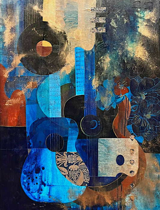 Audrey Bazinet - Electric Garden 48x36