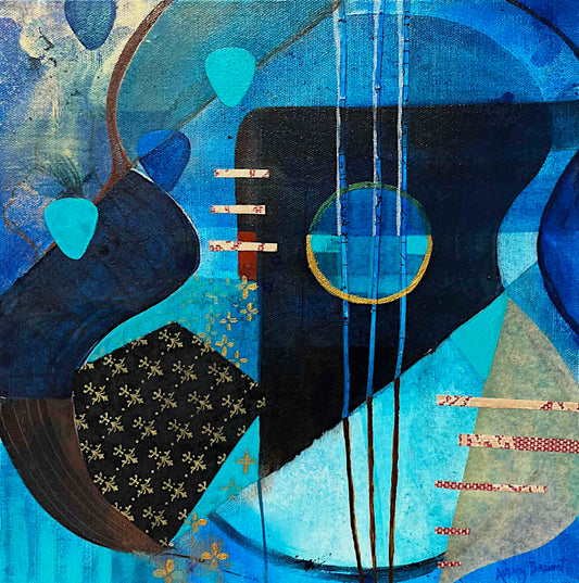 Audrey Bazinet - Song Sung Blue 12x12