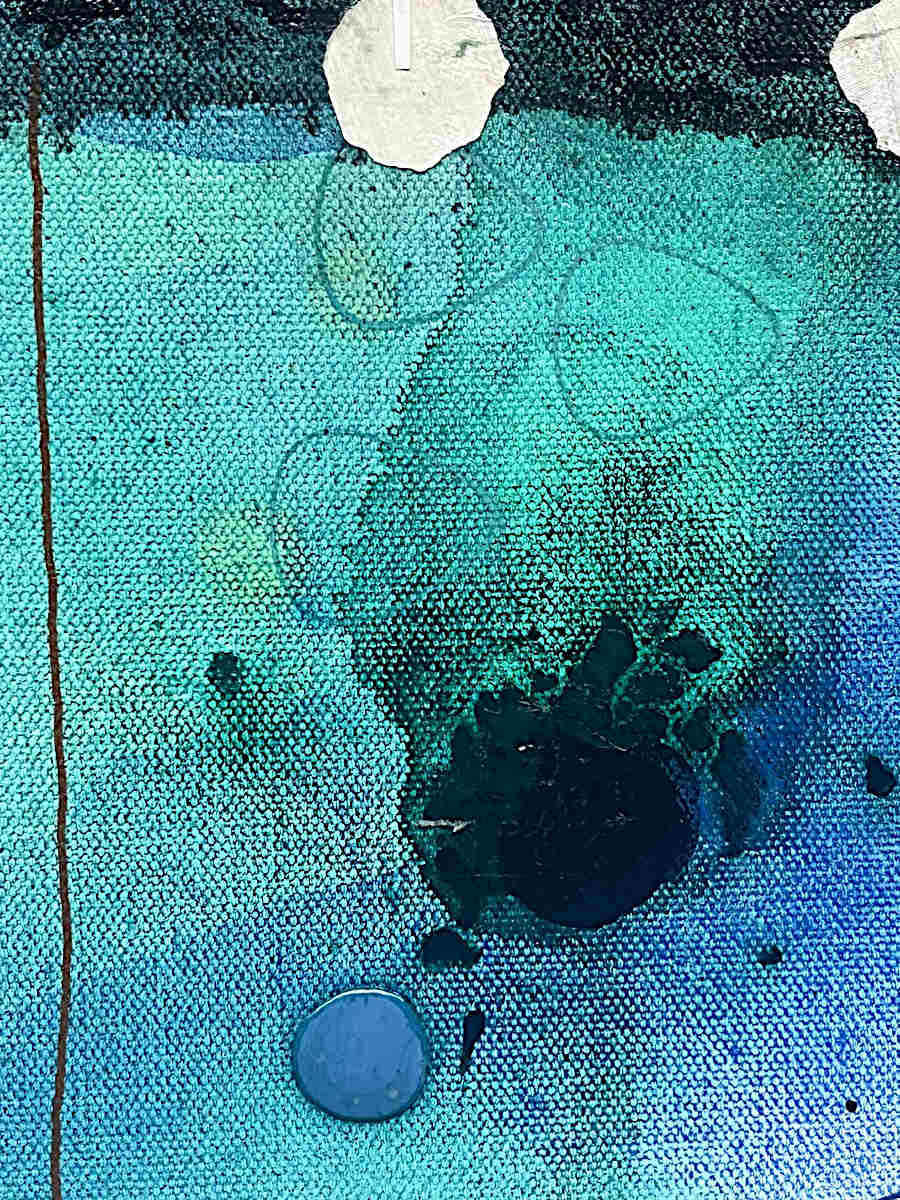 Audrey Bazinet - Boho Blues 1 20x20