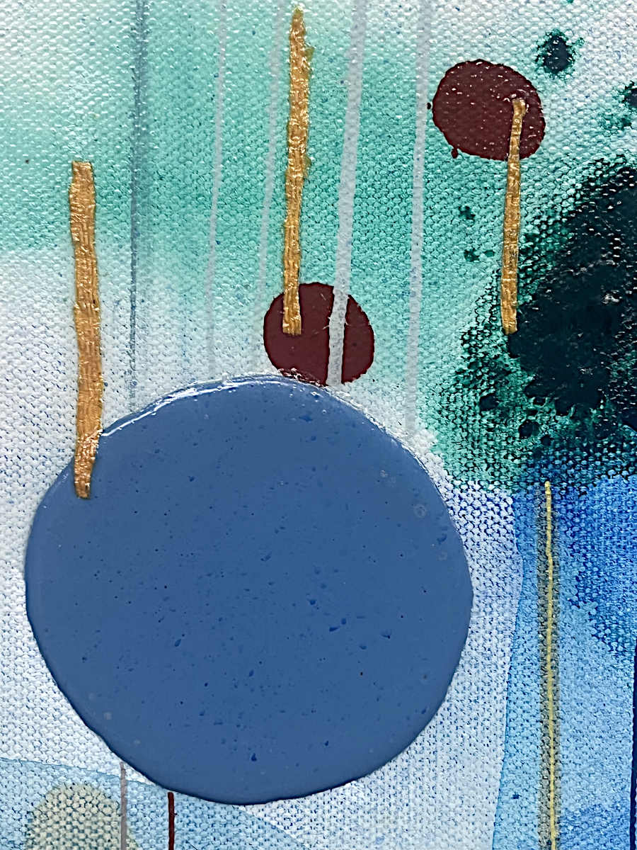 Audrey Bazinet - Boho Blues 2 20x20