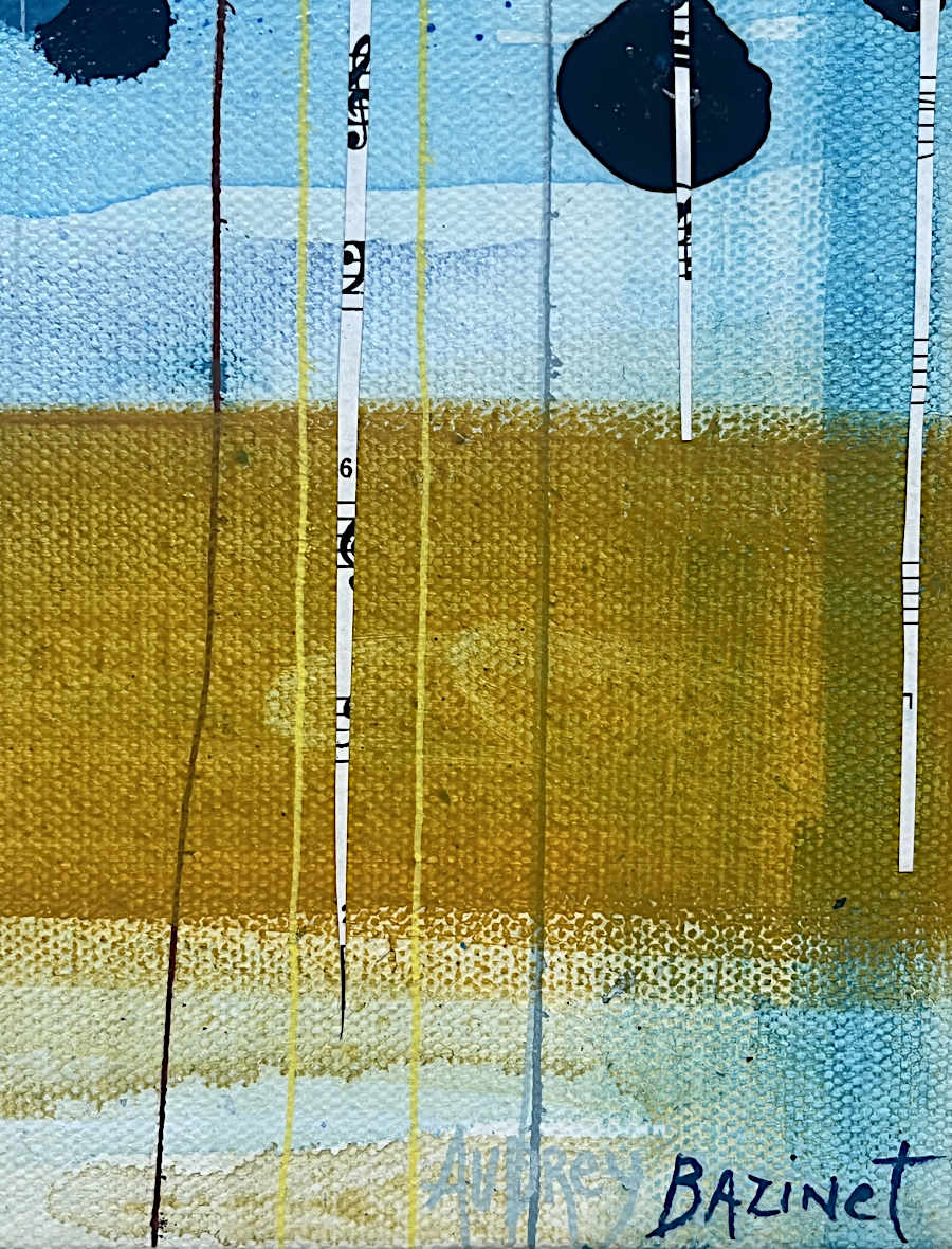 Audrey Bazinet - Boho Blues 2 20x20