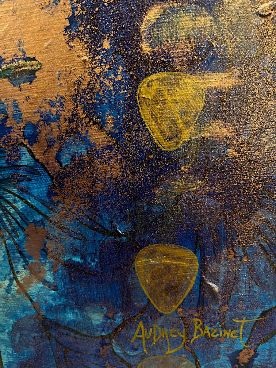 Audrey Bazinet - Chromatic Bloom 36x36