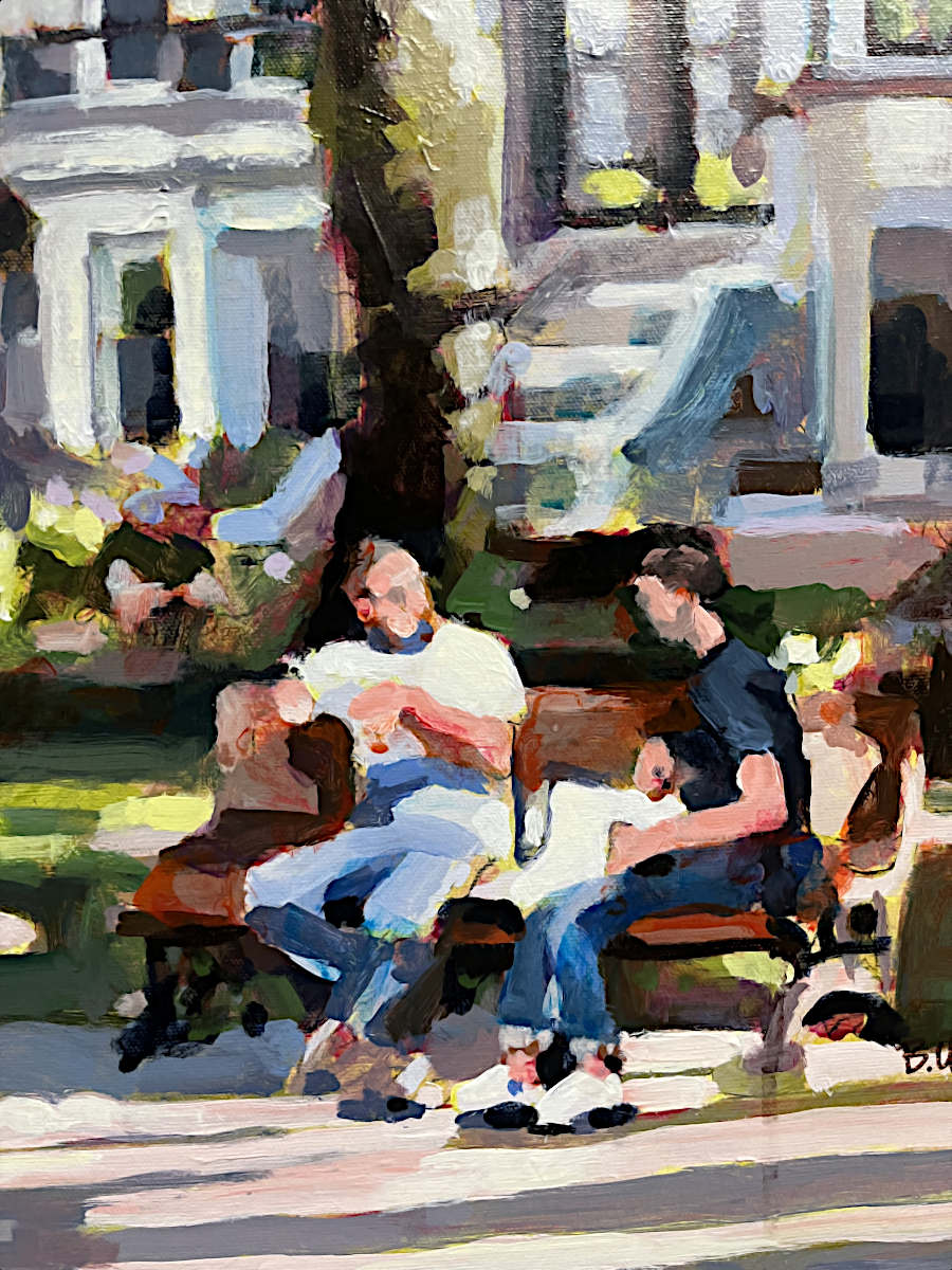 Barbara Ursel - Catching Up 24x24