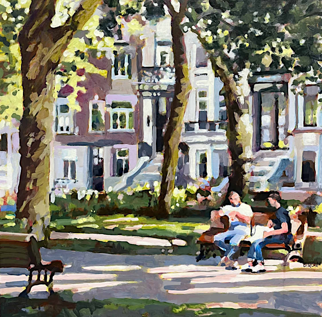 Barbara Ursel - Catching Up 24x24