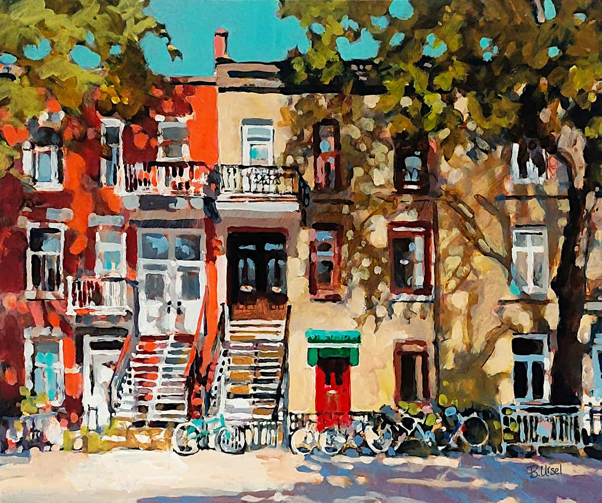 Barbara Ursel - Green Awning 20x24