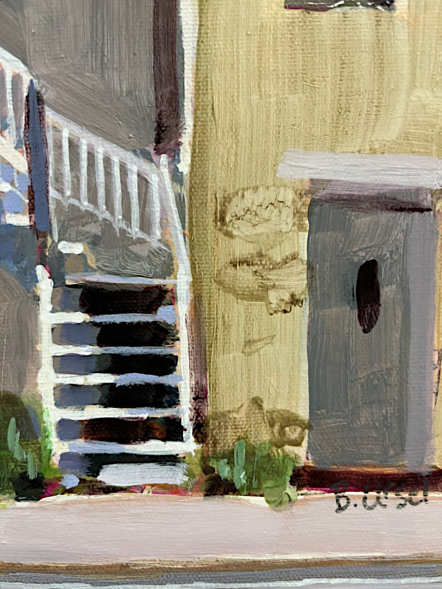 Barbara Ursel - Morning Quiet, Rue De La Roche 18x18