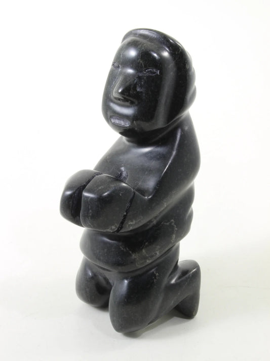 Benjamin Isaac - soapstone sculpture - 7x3x4