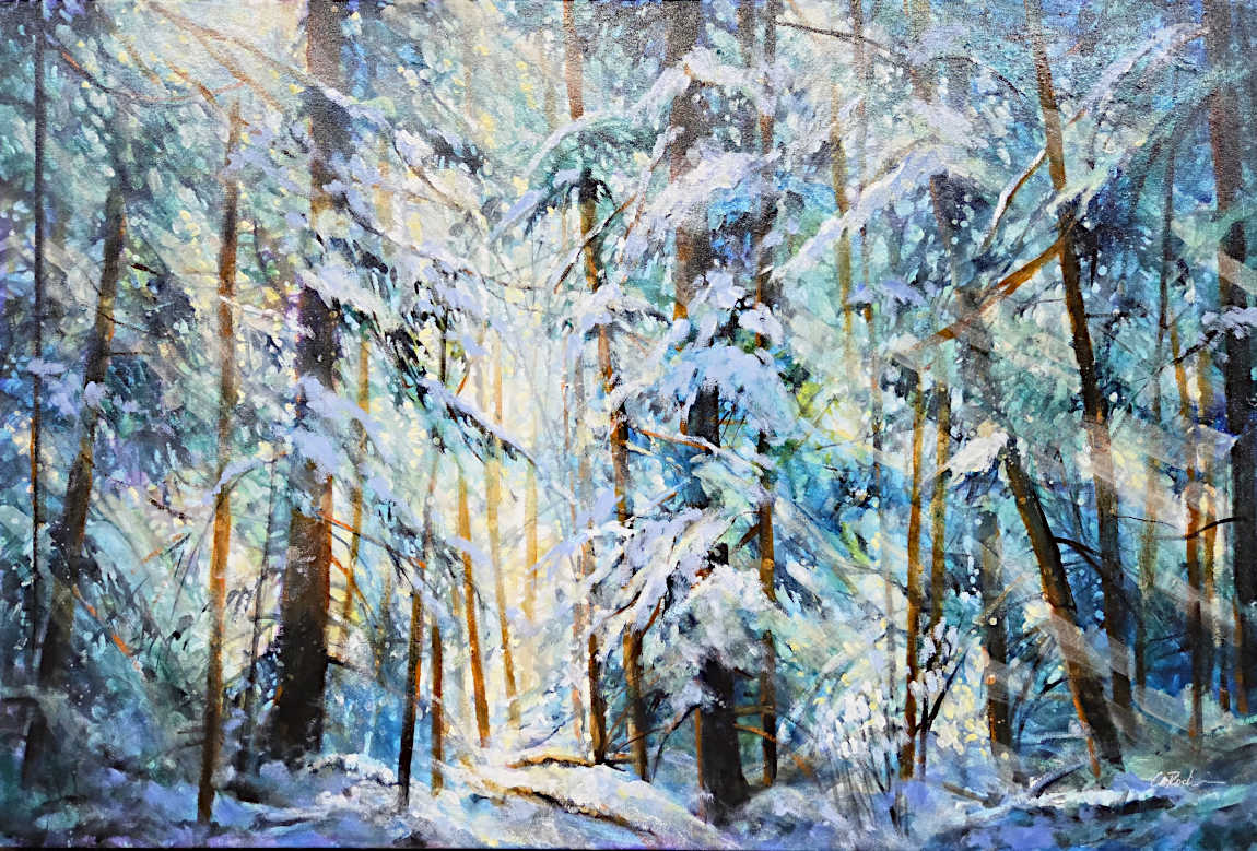 Bev Rodin - Winter Forest 24x36