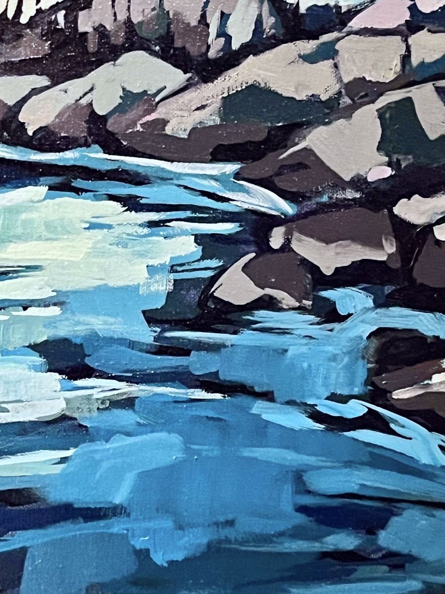 Megan FitzGerald - Coastal Breeze 40x40