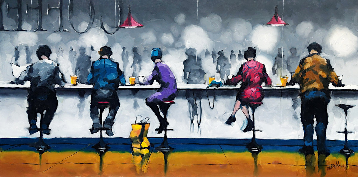 Harold Braul - Coffee Shop 30x60