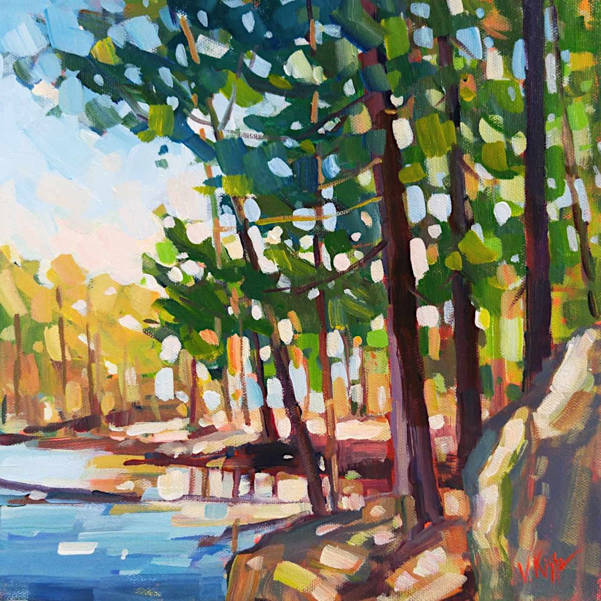 Vera Kisseleva - Creekside Trees 12x12