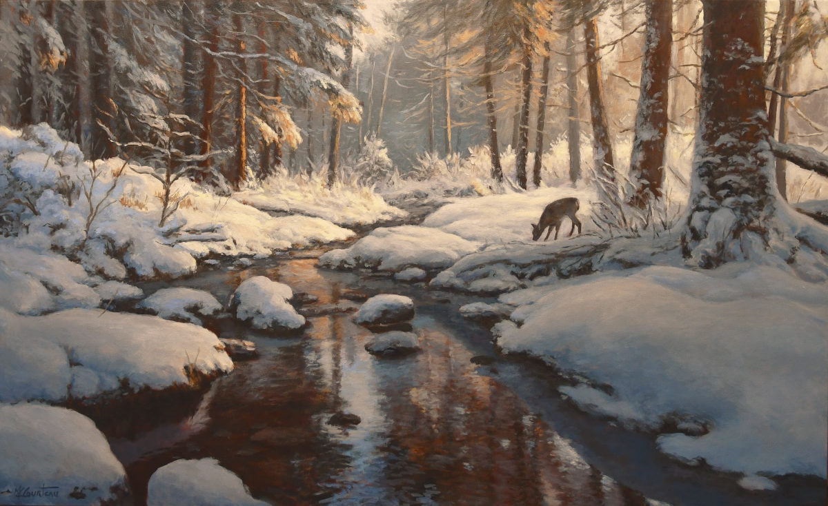 Marie-Claude Courteau - Dans Le Frimas du Matin 24x40