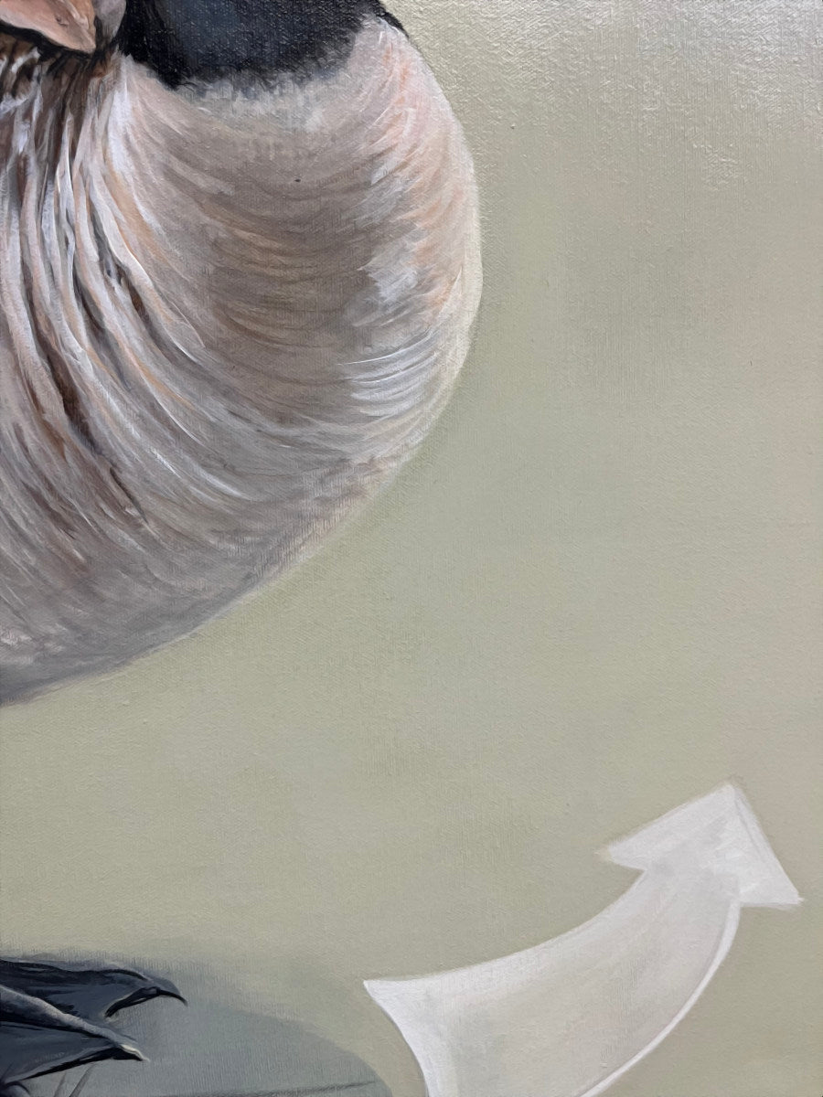 Diane Brouillette - L'embarquement .. En classe prioritaire 40x40