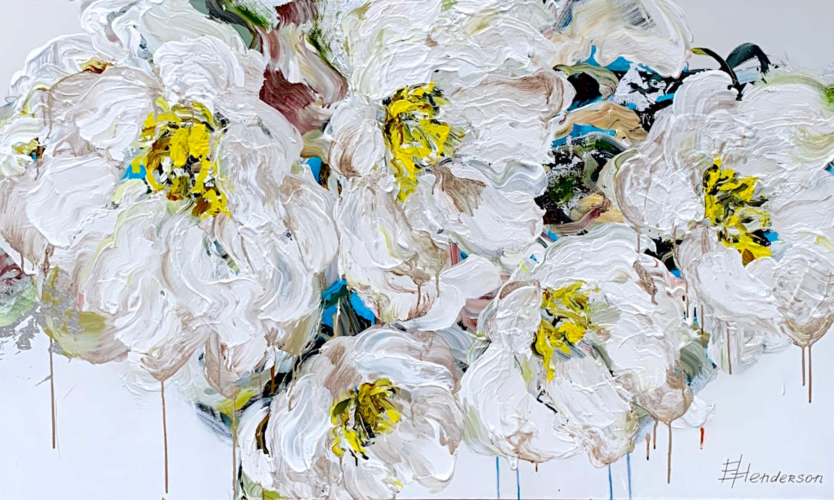 Elena Henderson - Winter Blooms 36x60