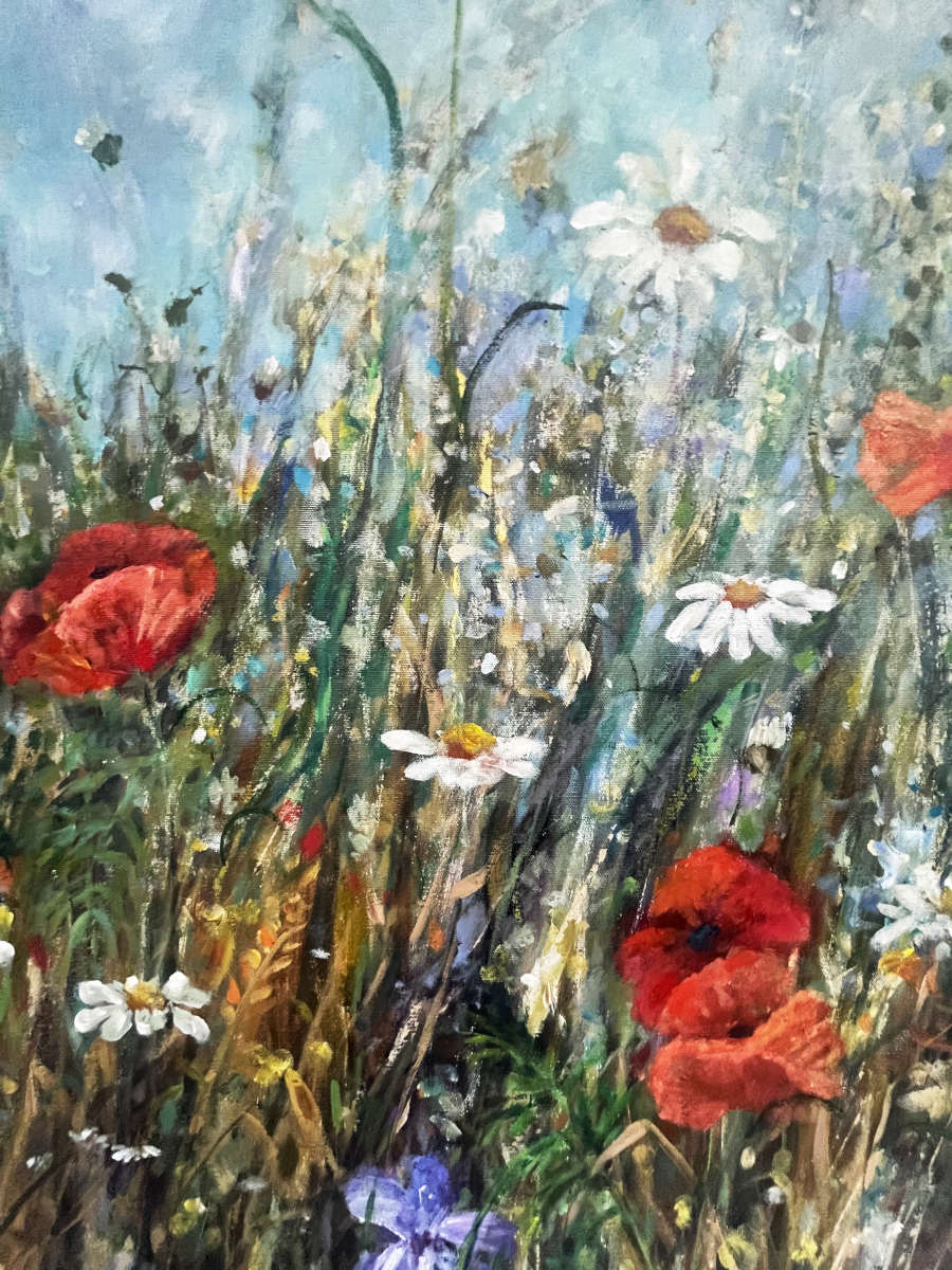 Fiona Hoop - Wildflowers Bloom 36x60
