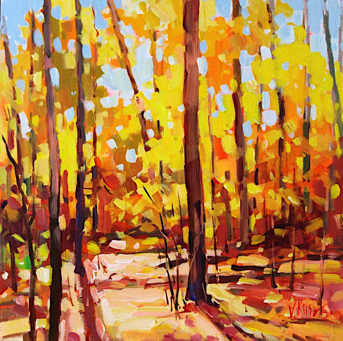 Golden Autumn 12x12