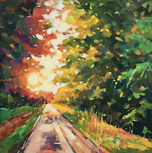 Vera Kisseleva - Golden Pathway 24x24