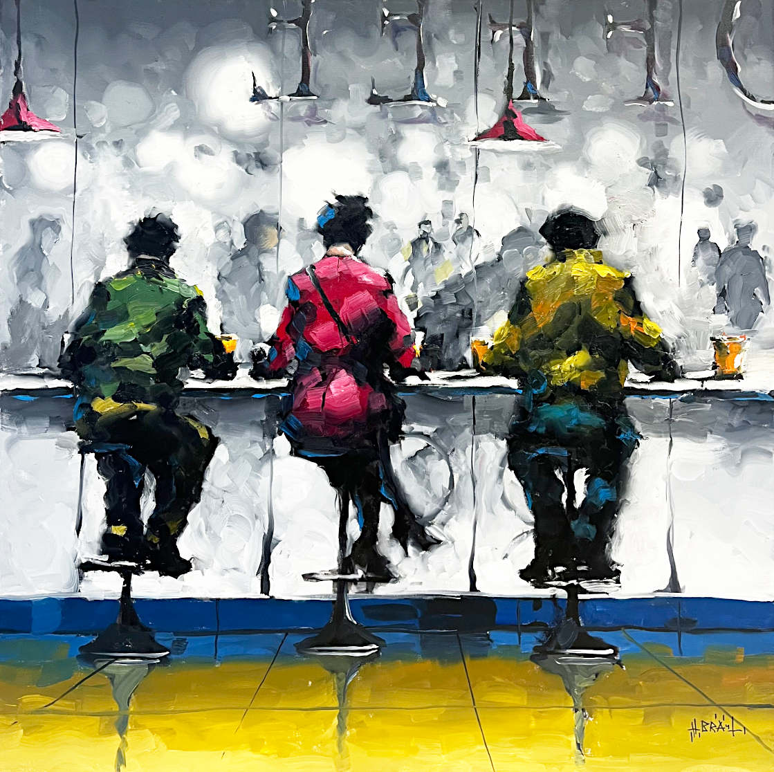 Harold Braul - Afternoon Espresso 40x40