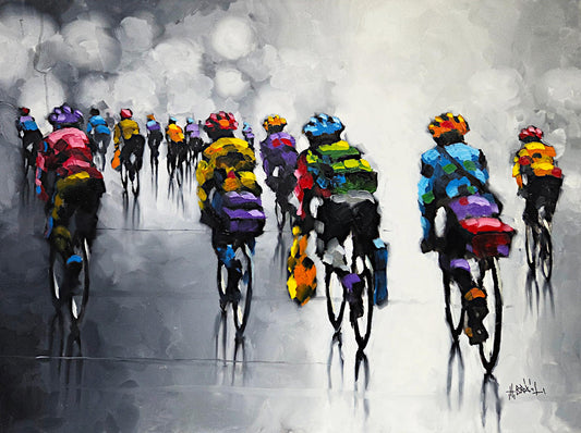 Harold Braul - Commuters 30x40