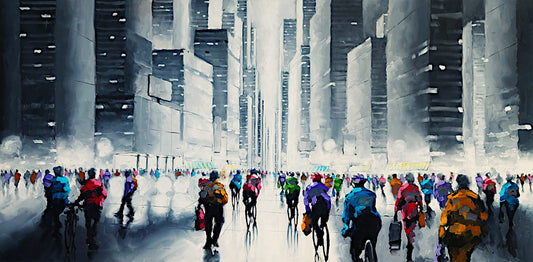 Harold Braul - Dynamic City 36x72