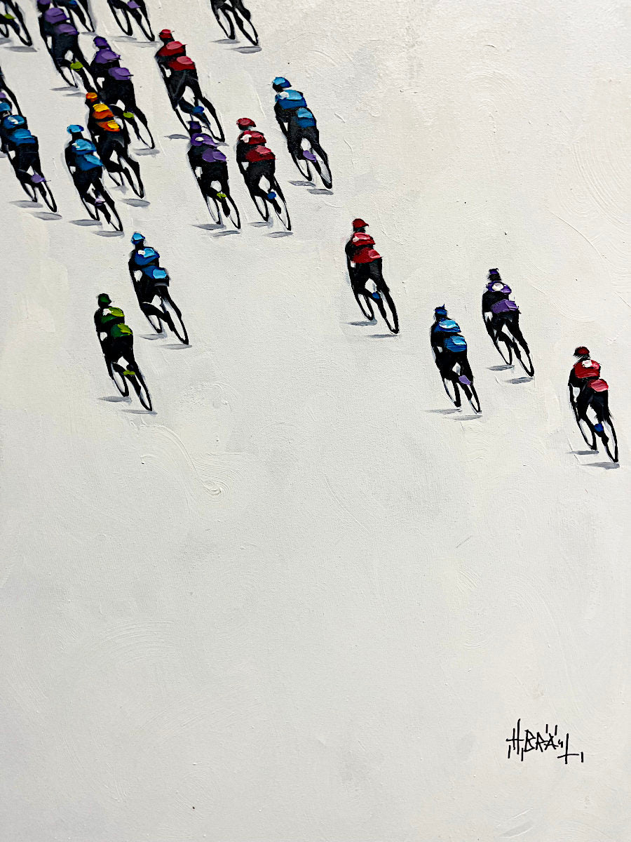 Harold Braul - Race Against Time 48x48