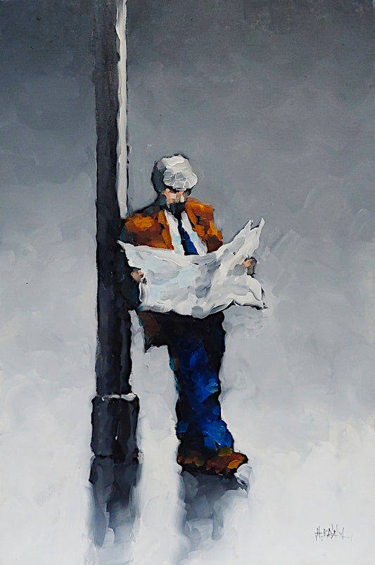 Harold Braul - The Reader 36x24