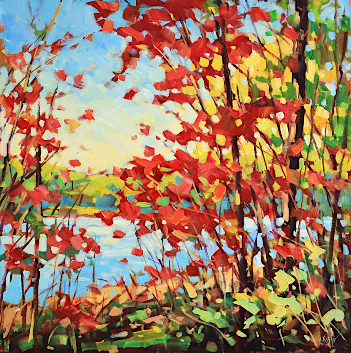 Vera Kisseleva - Hues of Fall 24x24